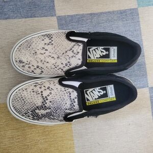 Snake Skin Print Vans Asher Deluxe